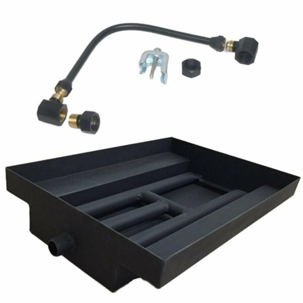 Sleep Ez 15 in. Powder Coated Burner Island Kit - Natural Gas SL3194631